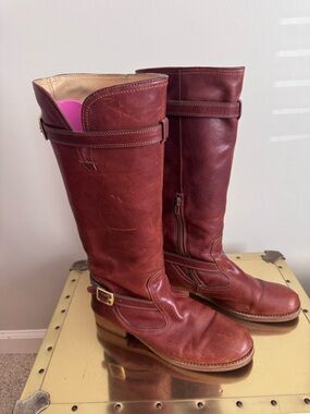 COACH Whitley Leather Boot - 8.5